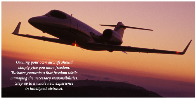 Private Jet and Sunset